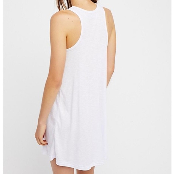 Free People Beach white mini tank dress NWT - Picture 4 of 8